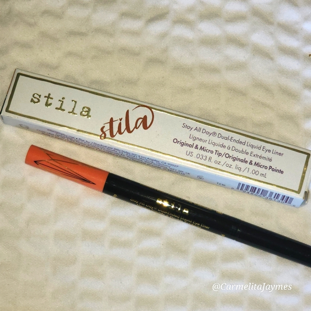 STILA Stay All Day 🌞 Dual Ended Liquid Eye Liner Black/Kitten BNIB